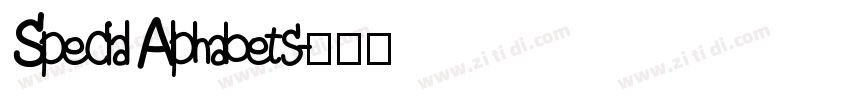 Special Alphabets字体转换